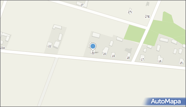 Ciepielewo, Ciepielewo, 21, mapa Ciepielewo