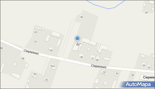 Ciepielewo, Ciepielewo, 39a, mapa Ciepielewo