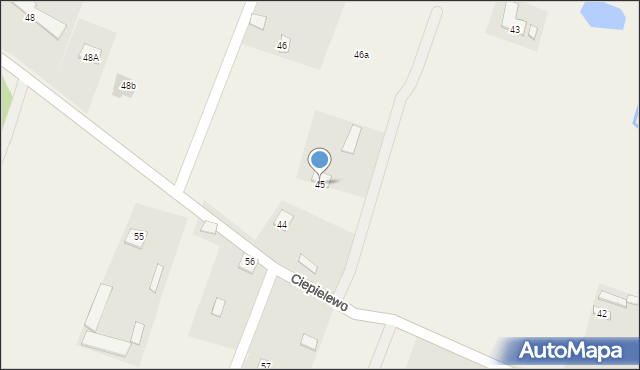 Ciepielewo, Ciepielewo, 45, mapa Ciepielewo