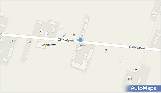 Ciepielewo, Ciepielewo, 65, mapa Ciepielewo