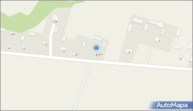 Ciepielewo, Ciepielewo, 9, mapa Ciepielewo