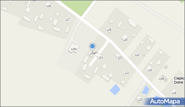 Cieplice, Cieplice, 124a, mapa Cieplice