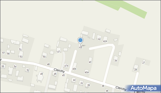 Cierchy, Cierchy, 43, mapa Cierchy