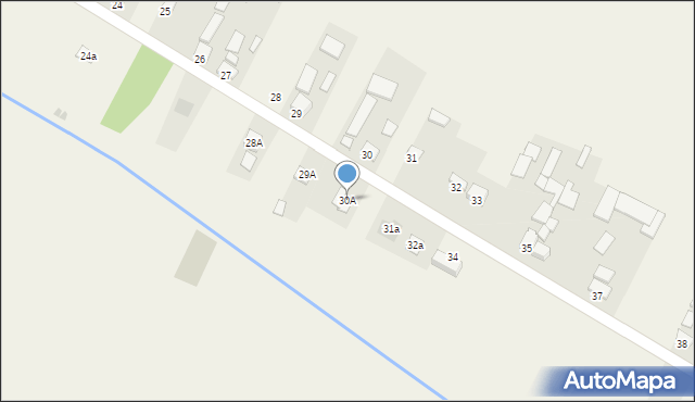 Cierno-Żabieniec, Cierno-Żabieniec, 30A, mapa Cierno-Żabieniec