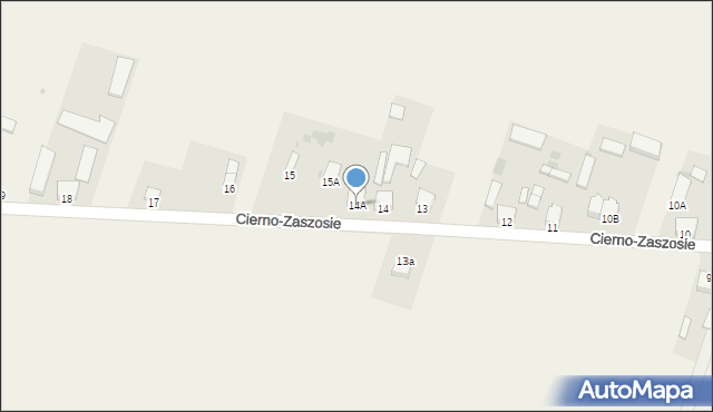 Cierno-Zaszosie, Cierno-Zaszosie, 14A, mapa Cierno-Zaszosie