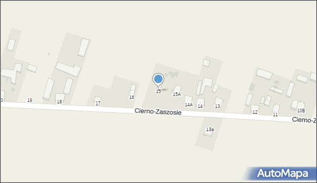 Cierno-Zaszosie, Cierno-Zaszosie, 15, mapa Cierno-Zaszosie