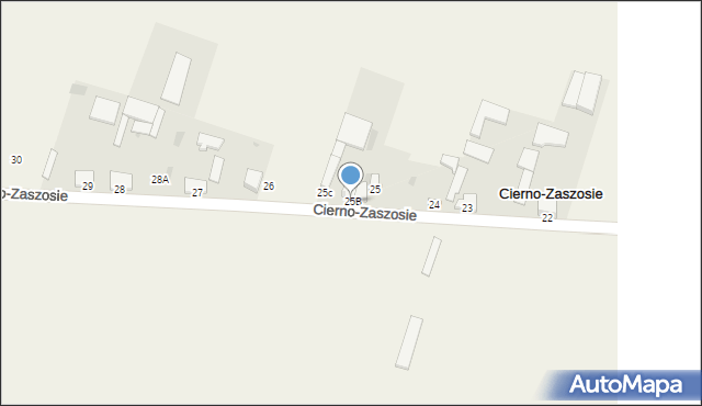 Cierno-Zaszosie, Cierno-Zaszosie, 25B, mapa Cierno-Zaszosie