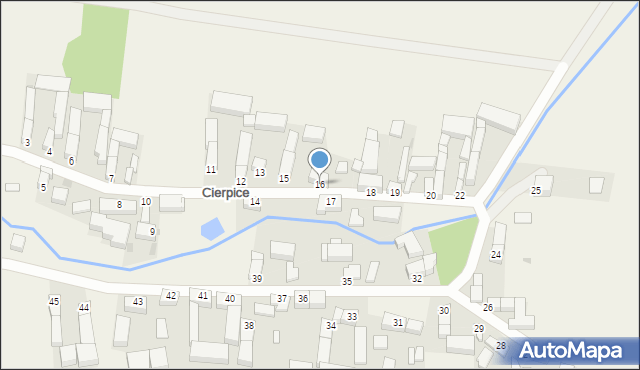 Cierpice, Cierpice, 16, mapa Cierpice