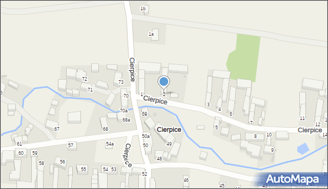 Cierpice, Cierpice, 2, mapa Cierpice