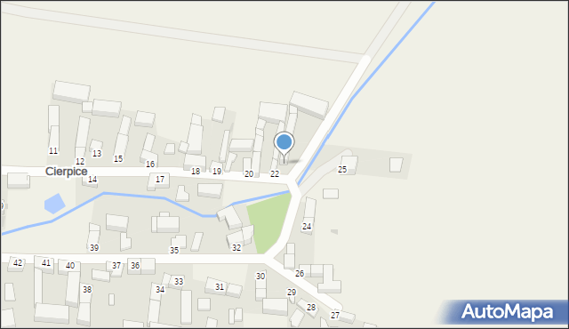 Cierpice, Cierpice, 23, mapa Cierpice