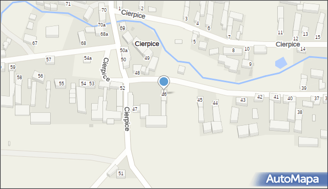 Cierpice, Cierpice, 46, mapa Cierpice
