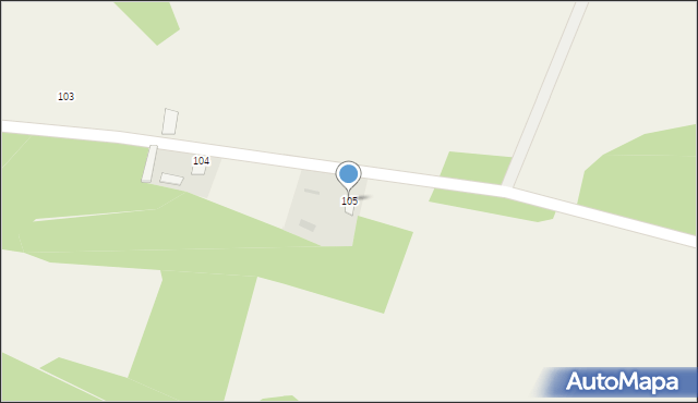 Cierpięta, Cierpięta, 105, mapa Cierpięta