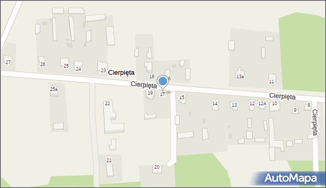 Cierpięta, Cierpięta, 17, mapa Cierpięta