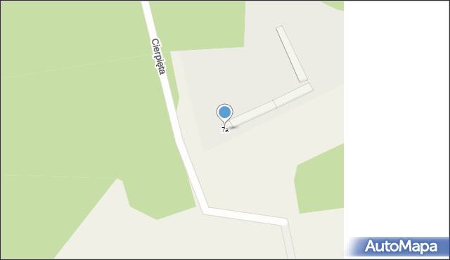 Cierpięta, Cierpięta, 7a, mapa Cierpięta