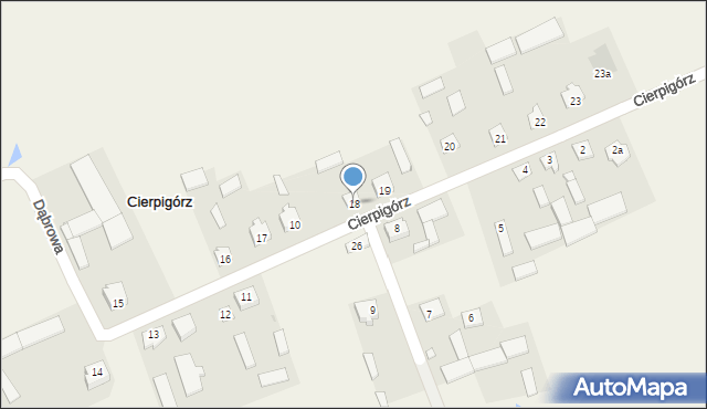 Cierpigórz, Cierpigórz, 18, mapa Cierpigórz