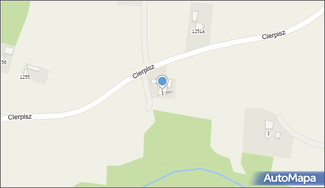 Cierpisz, Cierpisz, 1, mapa Cierpisz
