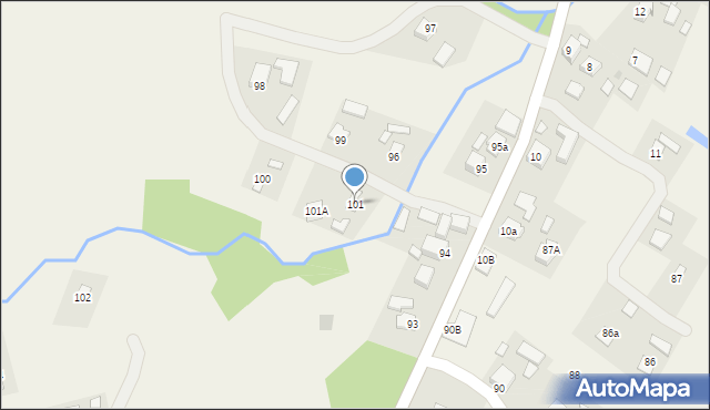 Cierpisz, Cierpisz, 101, mapa Cierpisz