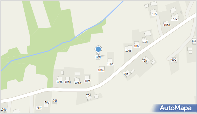 Cierpisz, Cierpisz, 106j, mapa Cierpisz