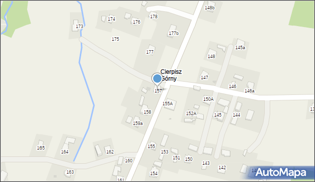 Cierpisz, Cierpisz, 157, mapa Cierpisz