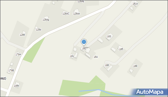 Cierpisz, Cierpisz, 182, mapa Cierpisz