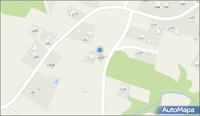 Cierpisz, Cierpisz, 191a, mapa Cierpisz