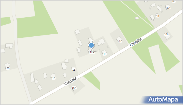 Cierpisz, Cierpisz, 14a, mapa Cierpisz