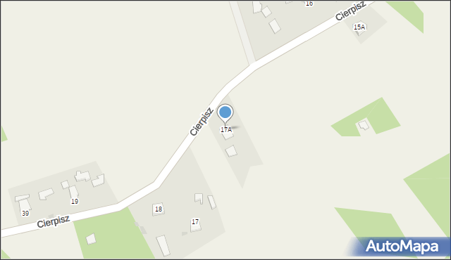 Cierpisz, Cierpisz, 17A, mapa Cierpisz