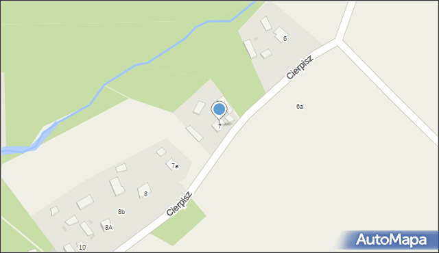 Cierpisz, Cierpisz, 7, mapa Cierpisz