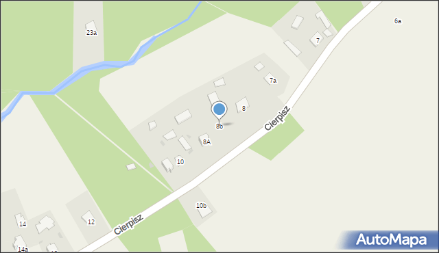Cierpisz, Cierpisz, 8b, mapa Cierpisz