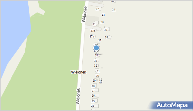 Cierplewo, Cierplewo, 34, mapa Cierplewo