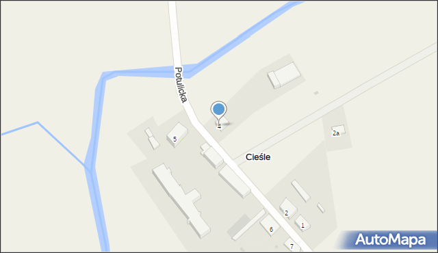 Cieśle, Cieśle, 4, mapa Cieśle