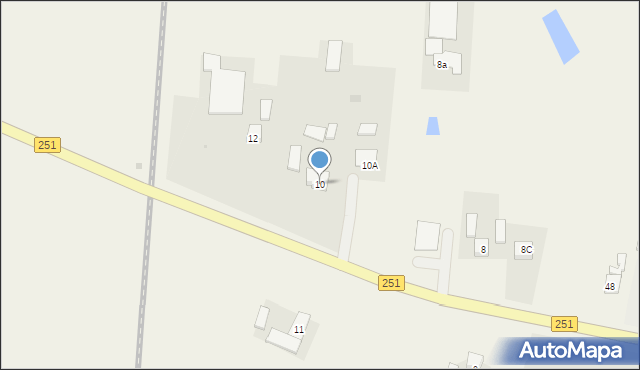 Cieślin, Cieślin, 10, mapa Cieślin