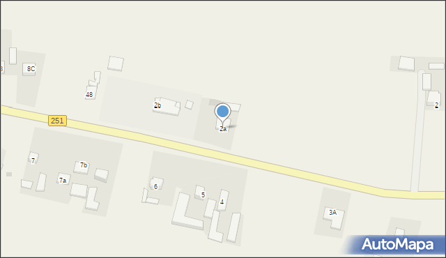 Cieślin, Cieślin, 2a, mapa Cieślin