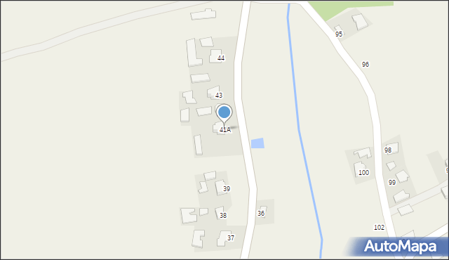Cieszacin Wielki, Cieszacin Wielki, 41A, mapa Cieszacin Wielki