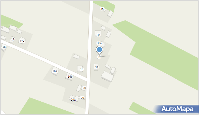 Cieszęcin, Cieszęcin, 37, mapa Cieszęcin