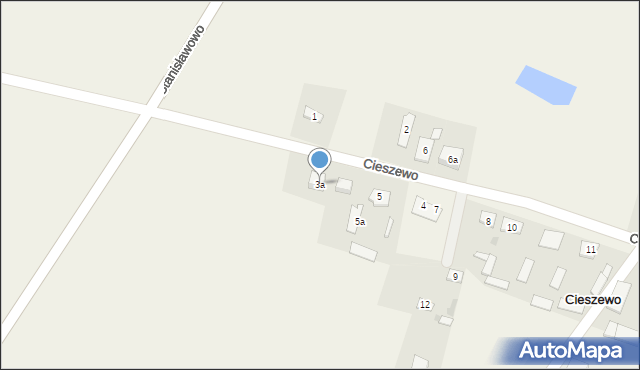 Cieszewo, Cieszewo, 3a, mapa Cieszewo