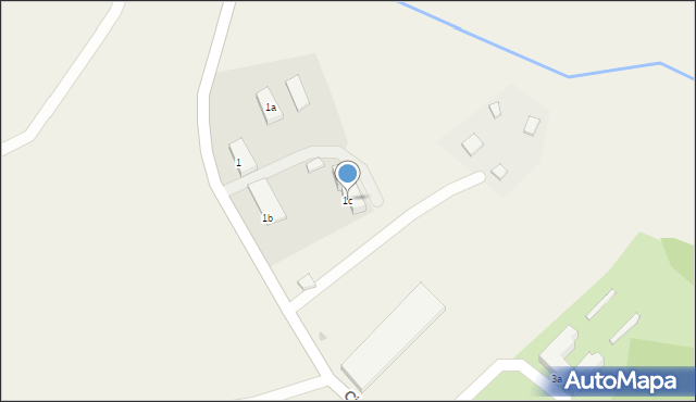 Cieszymowo, Cieszymowo, 1c, mapa Cieszymowo