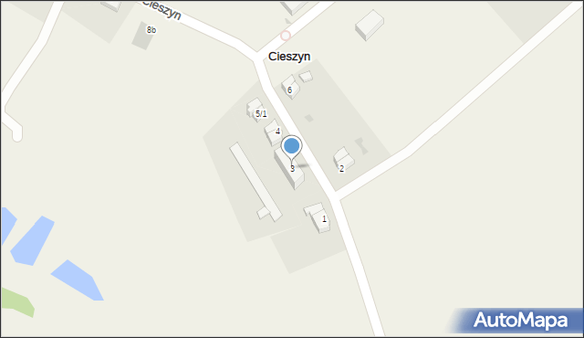 Cieszyn, Cieszyn, 3, mapa Cieszyna