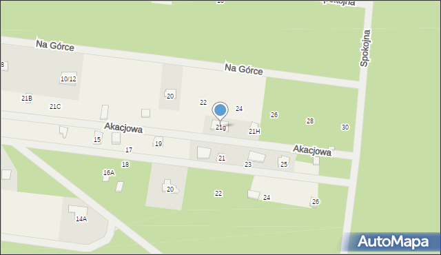 Ciężków, Ciężków, 21g, mapa Ciężków