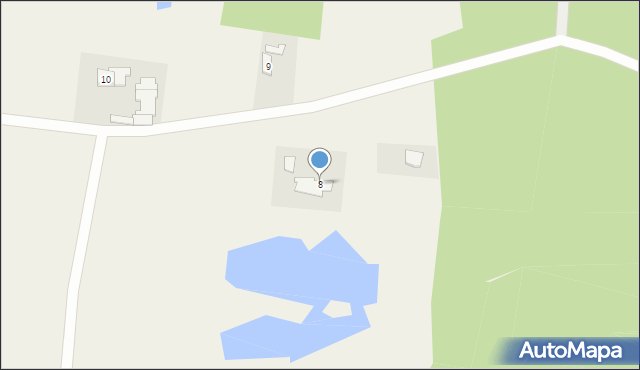 Ciężków, Ciężków, 8, mapa Ciężków