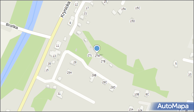 Ciężkowice, Cieszki, 27A, mapa Ciężkowice