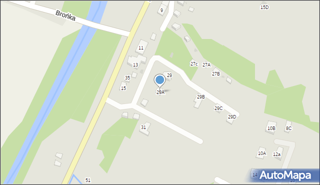 Ciężkowice, Cieszki, 29A, mapa Ciężkowice