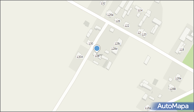 Ciężkowice, Ciężkowice, 128, mapa Ciężkowice