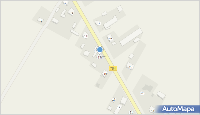 Ciężkowice, Ciężkowice, 13a, mapa Ciężkowice