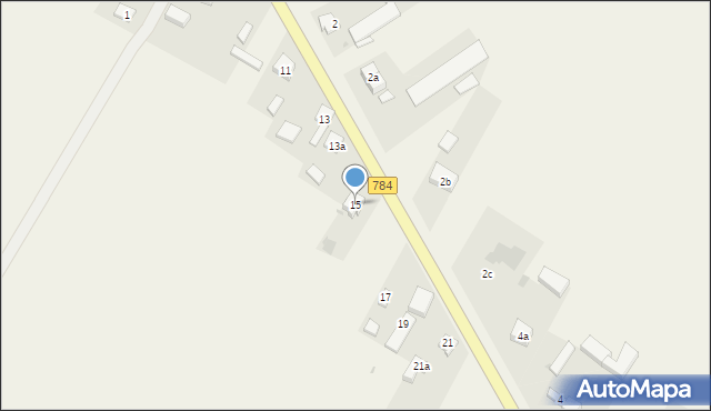 Ciężkowice, Ciężkowice, 15, mapa Ciężkowice