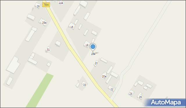 Ciężkowice, Ciężkowice, 18a, mapa Ciężkowice