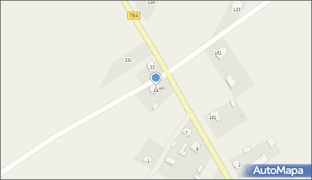 Ciężkowice, Ciężkowice, 1a, mapa Ciężkowice