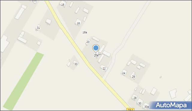 Ciężkowice, Ciężkowice, 20a, mapa Ciężkowice