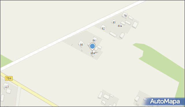 Ciężkowice, Ciężkowice, 86A, mapa Ciężkowice