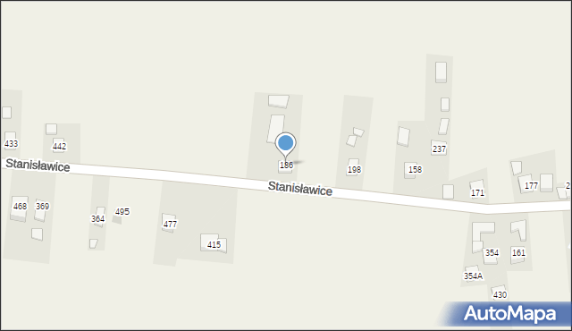 Cikowice, Cikowice, 186, mapa Cikowice